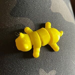 Micro cat 3d printed articulated yellow